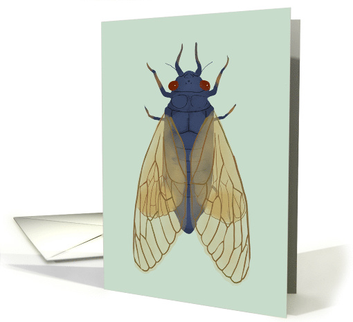 Cicadas Blank Note card (1686056)