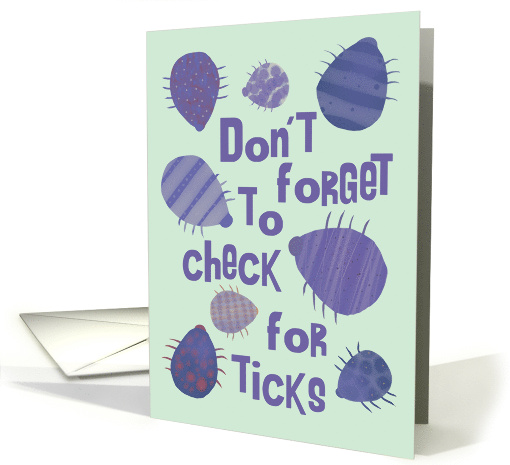 Fun Letter from Home to Camper and Tick Reminder card (1724828)