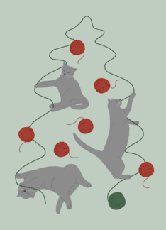 Cats and Yarn Meowy...