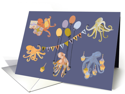 Octopus Birthday from Group card (1766922)