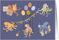 Octopus Birthday from Group card