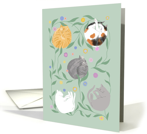 Cats Napping Get Well card (1770894)