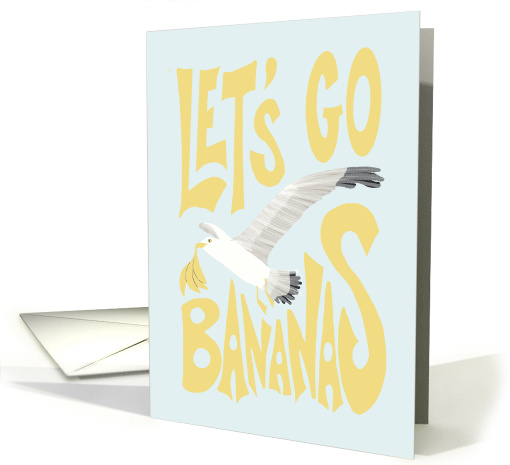 Seagull Go Bananas Party Invitation card (1909818)