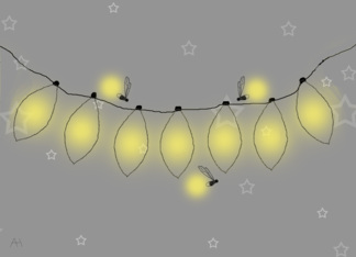 Firefly Camping Invitation