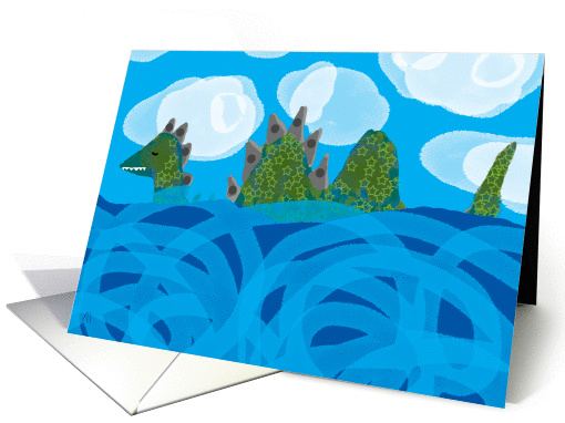 Sea Monster Blank card (993839)