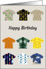 Happy Birthday with aloha shirts card