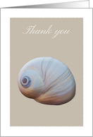 Thank you card with...