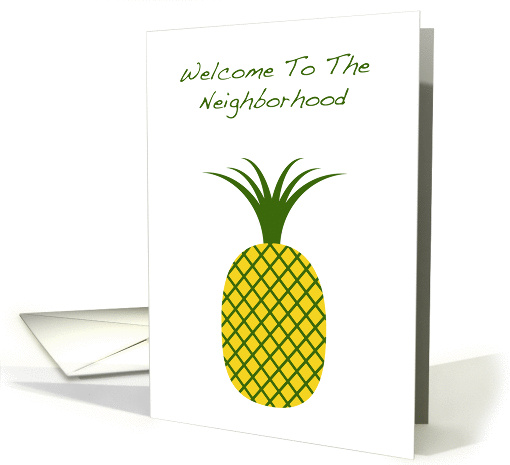 welcome to the neighborhood,blank note card (986643)