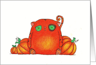 Happy Halloween, pumpkin! card