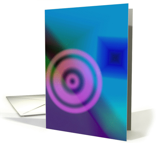 Circle in purple card (991115)