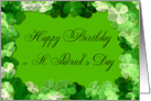 St. Patrick’s Day Lucky Frame Birthday Card