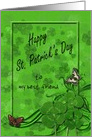 St. Patrick’s Customized Green Card for friend card