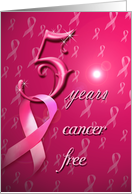 5 year Cancer Survivor Party Invitation card