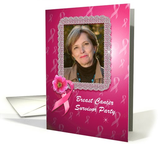 Cancer Survivor photo card Invitation card (1012015)