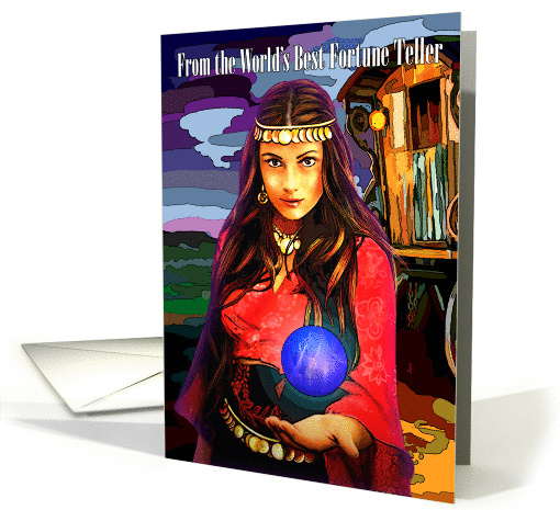 Fortune Teller Birthday card (1014211)