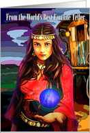 Fortune Teller Birthday card