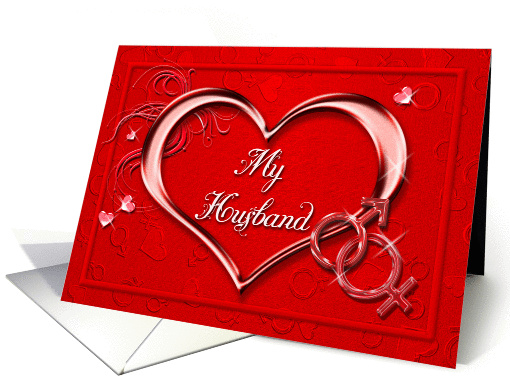 Happy birthday and happy valentine's day to my husband card (1015341)