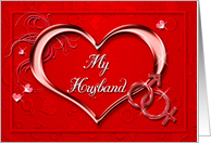 Happy birthday and happy valentine’s day to my husband card