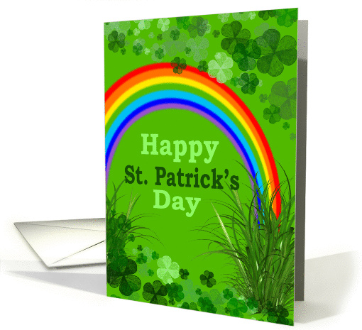 St. Patrick's Painbow green card (1015521)