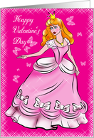 Princess Happy Valentine card