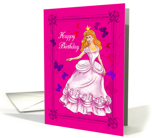 Princess Happy Birthday card (1015809)