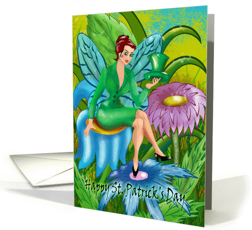 St. Patrick's fairy green card (1017937)