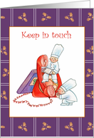 Tiny Chefs with dial phone – keep in touch Card