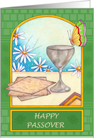 Happy Passover greeting card. card