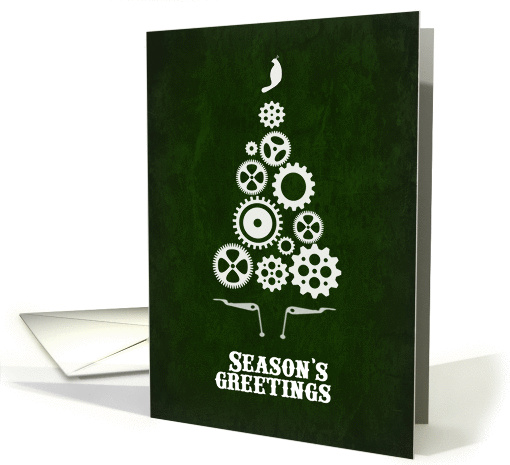 A Partridge In A Pear Tree, Twelve days of christmas Steampunk card