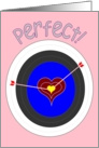 Double Hearts Perfect Target card
