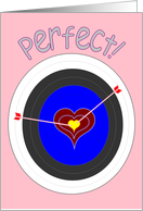 Double Hearts Perfect Target card