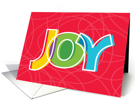 Joy Colorful Stained Glass Lettering Pieces With String... (979569)