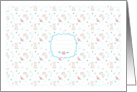 Spring Whimsy Pattern and Fun Label for Customization card