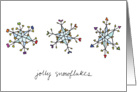 Jolly Snowflakes card