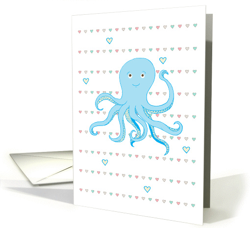 Octopus Love! (Fun General Greeting Card) card (1053949)