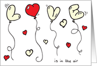 Love is in the Air (So hold your breath!) Happy Valentine’s Day card