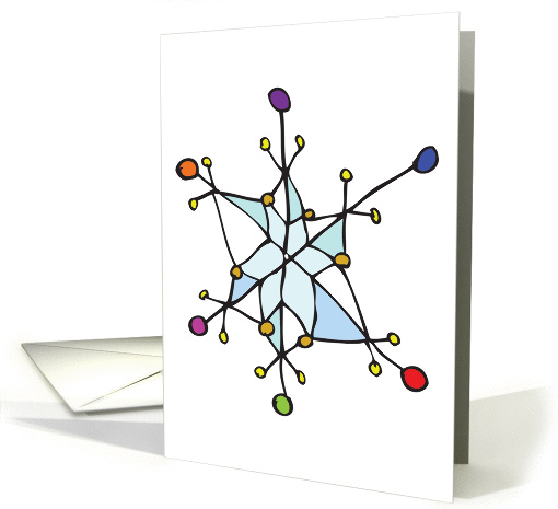 A Jolly Snowflake card (994981)