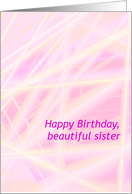 Happy Birthday Sister card
