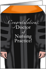 Doctor of Nursing Practice Congratulations Light Skin card
