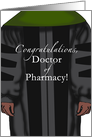 Doctor of Pharmacy Congratulations Dark Skin African American card