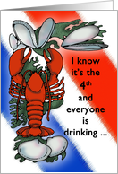 Stay Sober Lobster...