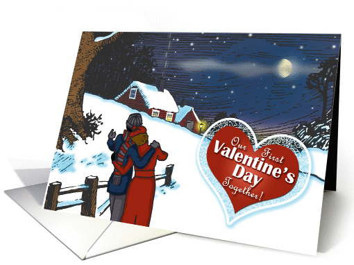 Vintage First Valentine's Day Together card (1354566)