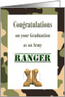 Congratulations Army Ranger card