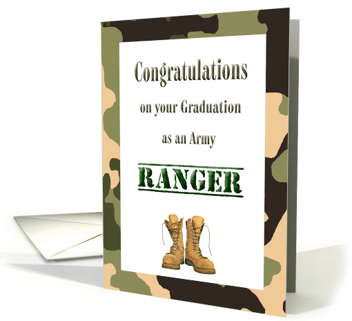Congratulations Army Ranger card (1367744)