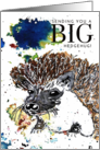 Big Hedgehog Hugs Encouragement Thinking of you card