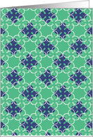 Quatrefoil Trellis card
