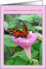 5 years cancer free butterfly invitation. card