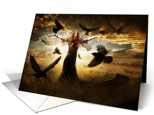 Samhain, Lady of Crow card (1318244)