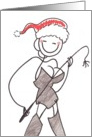 Let’s Get Naughty Christmas card