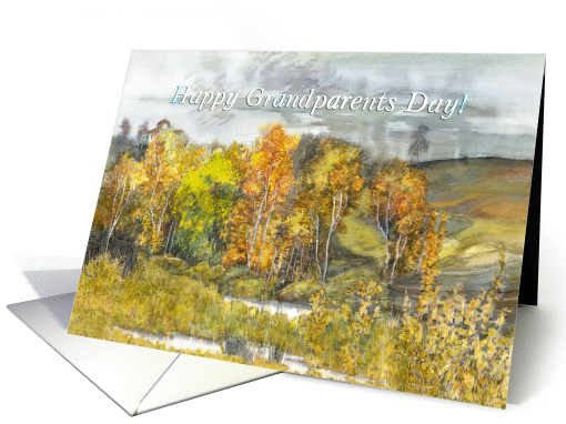 Autumn day grandparents! card (1149022)